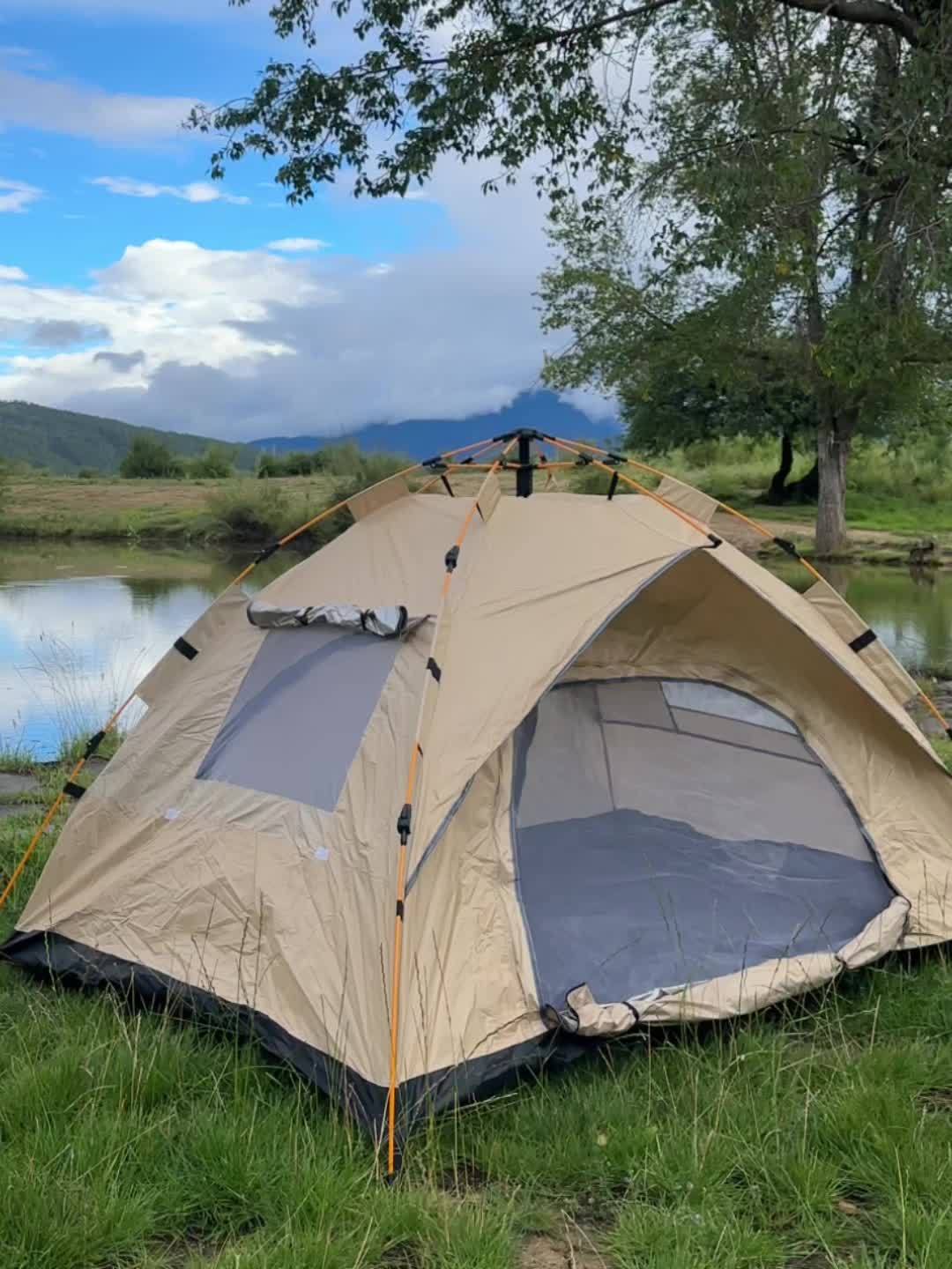 3–4 Person Instant Pop-Up Camping Tent – Waterproof Quick Setup