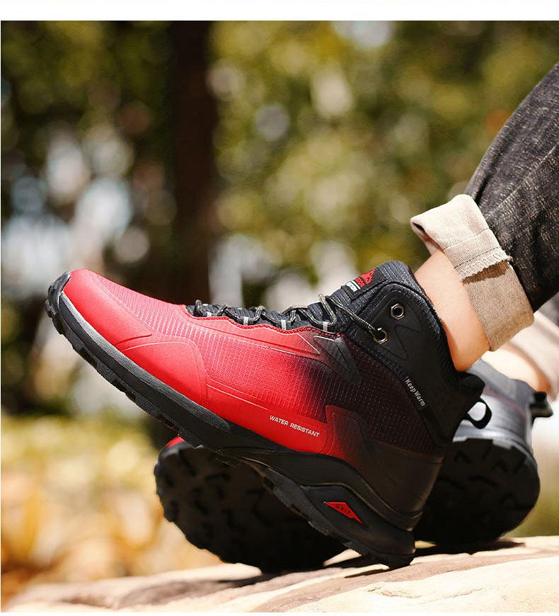 Men’s Camouflage Hiking Shoes – Breathable Non-Slip Outdoor Sneakers