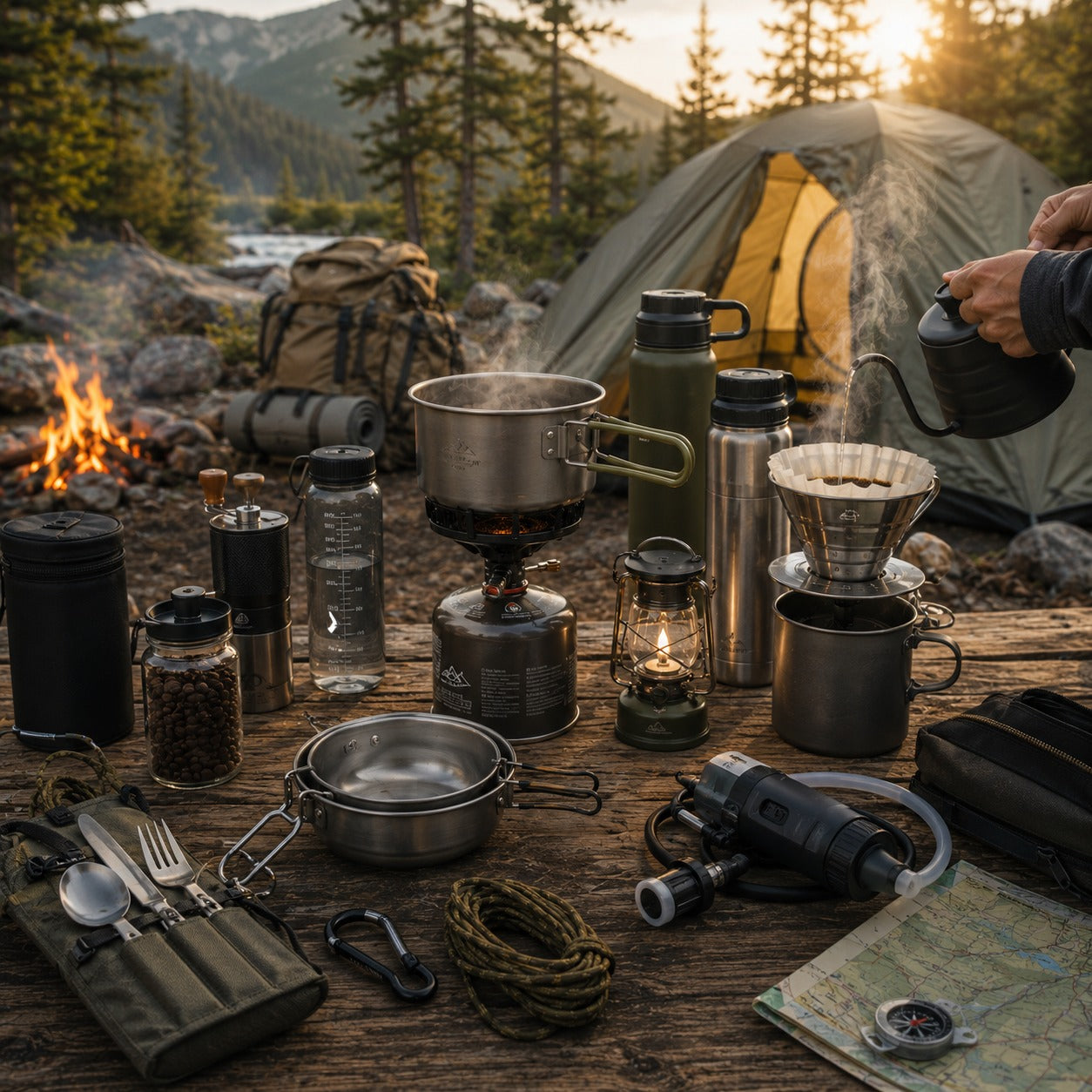 Portable Cooking & Hydration Equipment