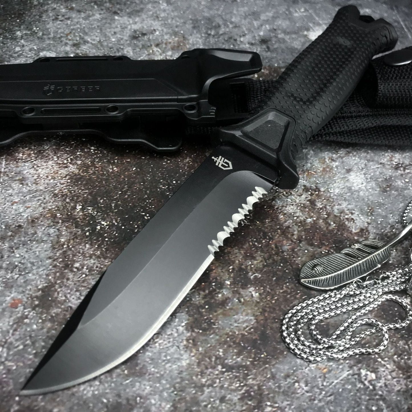 Infantry Outdoor Tactical Wilderness Survival Knife – Camping Utility Knife