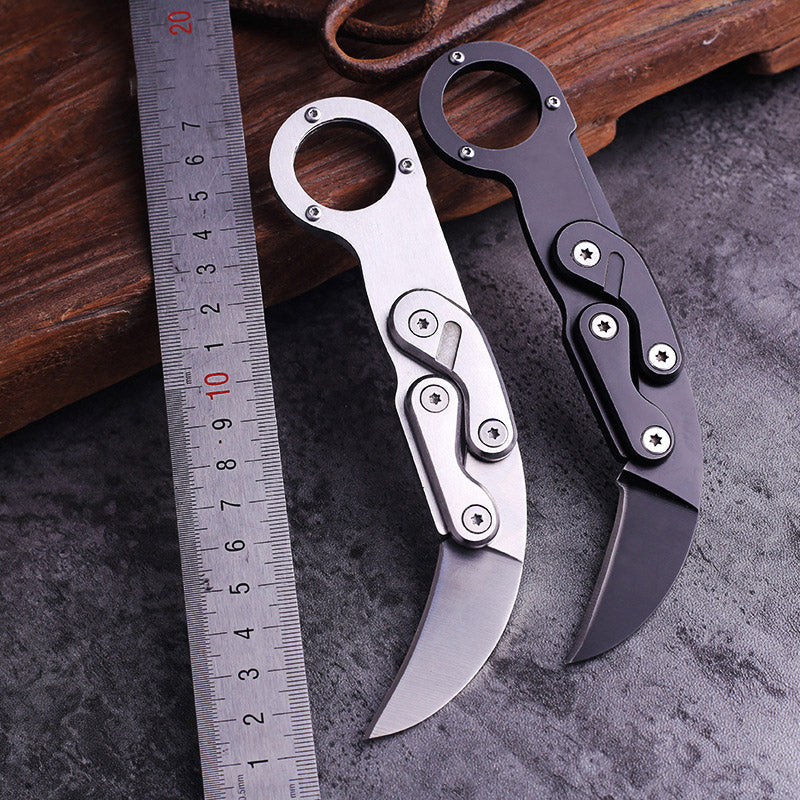 Mechanical Folding Outdoor Utility Knife – Camping & Survival Tool