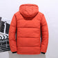 Outdoor Windproof Hooded Jacket Leisure Sports Coat With Pockets Warm Mens Clothing