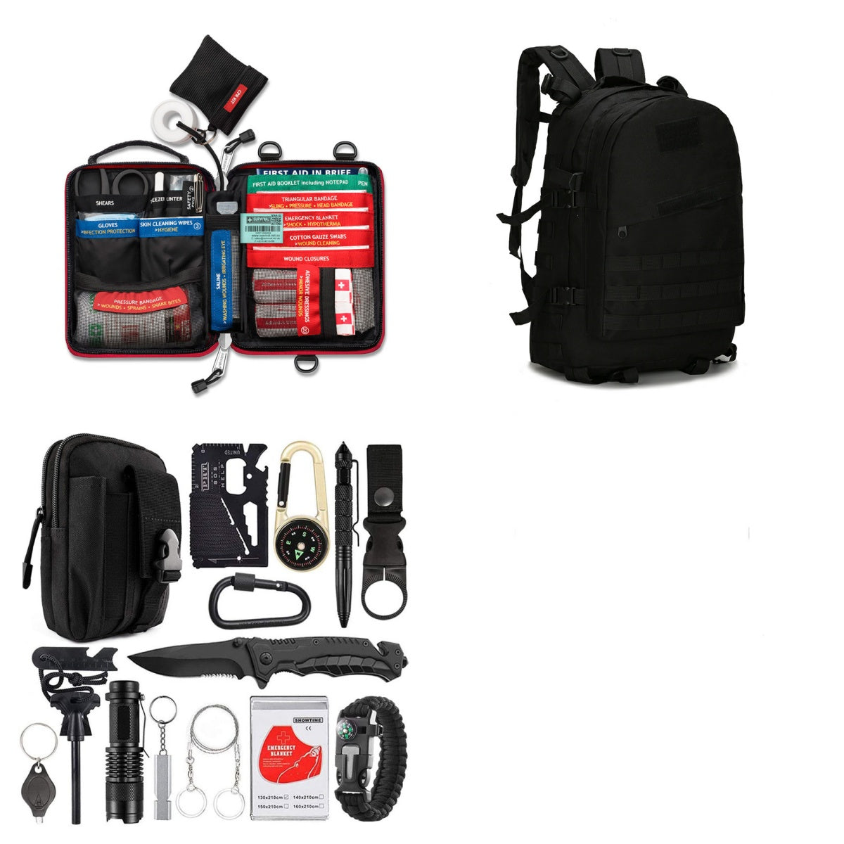 Multi-Function Camping Survival Tool – Outdoor SOS Equipment