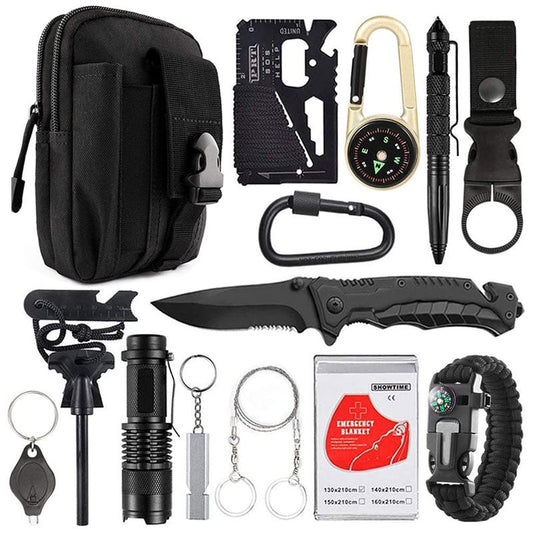 Multi-Function Camping Survival Tool – Outdoor SOS Equipment