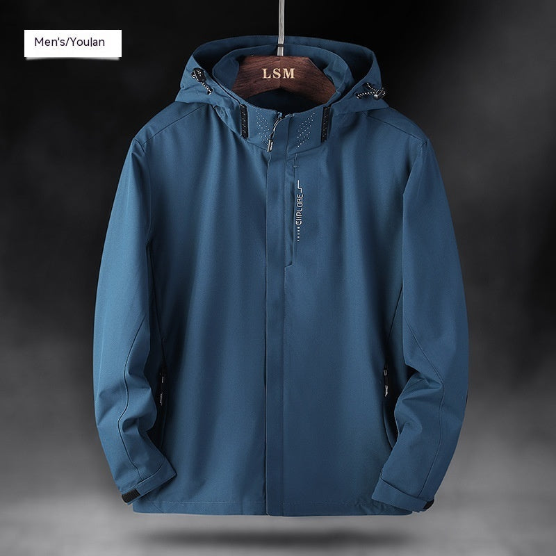 Men’s Waterproof Outdoor Mountaineering Jacket – Sports Trench Coat