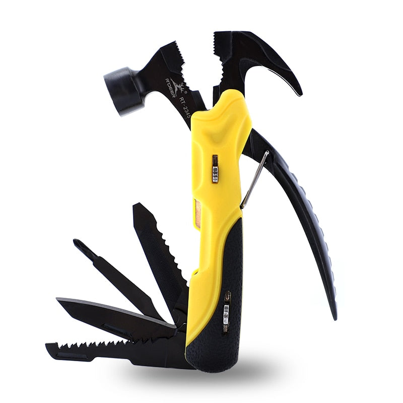 7-in-1 Multi-Tool Outdoor Survival Kit – Pocket Pliers Knife Set