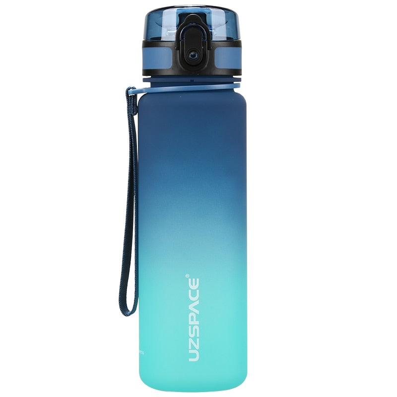 Sport Water Bottle BPA Free 500/1000ml – Time Marker Leakproof Bottle