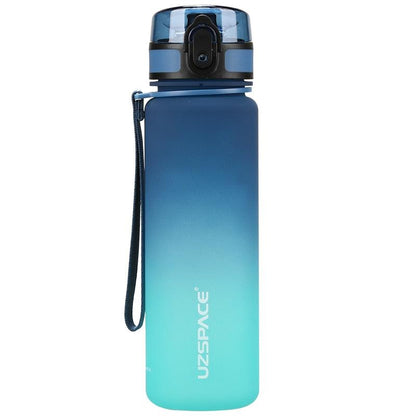 Sport Water Bottle BPA Free 500/1000ml – Time Marker Leakproof Bottle