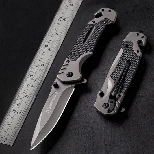 Stainless Steel Folding Pocket Knife – Outdoor & Camping Tool
