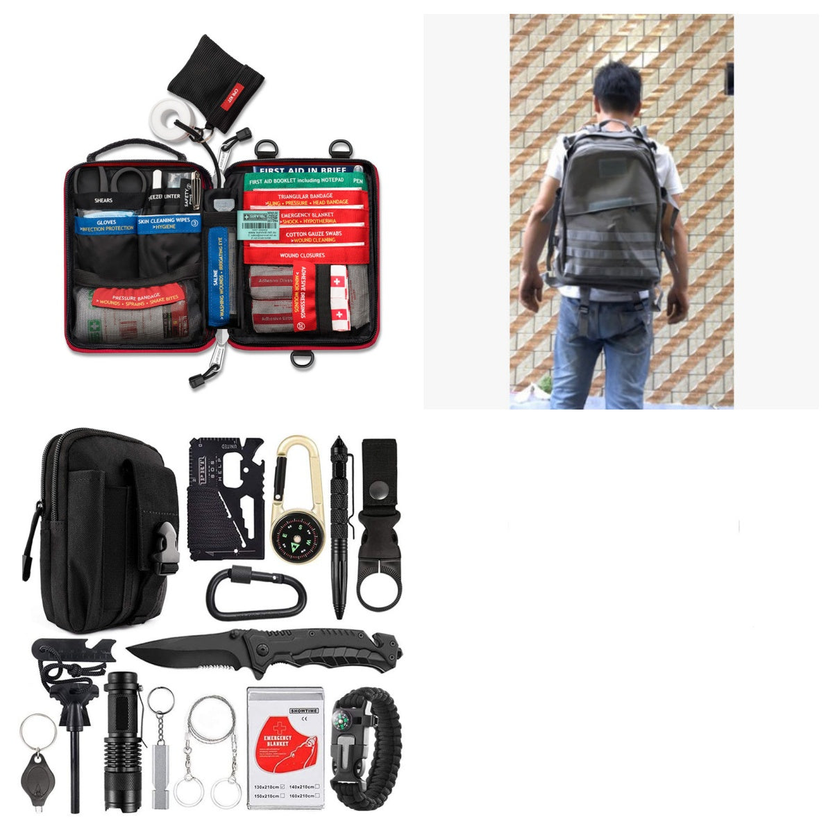 Multi-Function Camping Survival Tool – Outdoor SOS Equipment