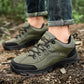 Men’s Leather Low-Top Hiking Shoes – Autumn & Winter Outdoor Sneakers