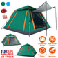 4–5 Person Waterproof Camping Tent – Foldable Outdoor Shelter