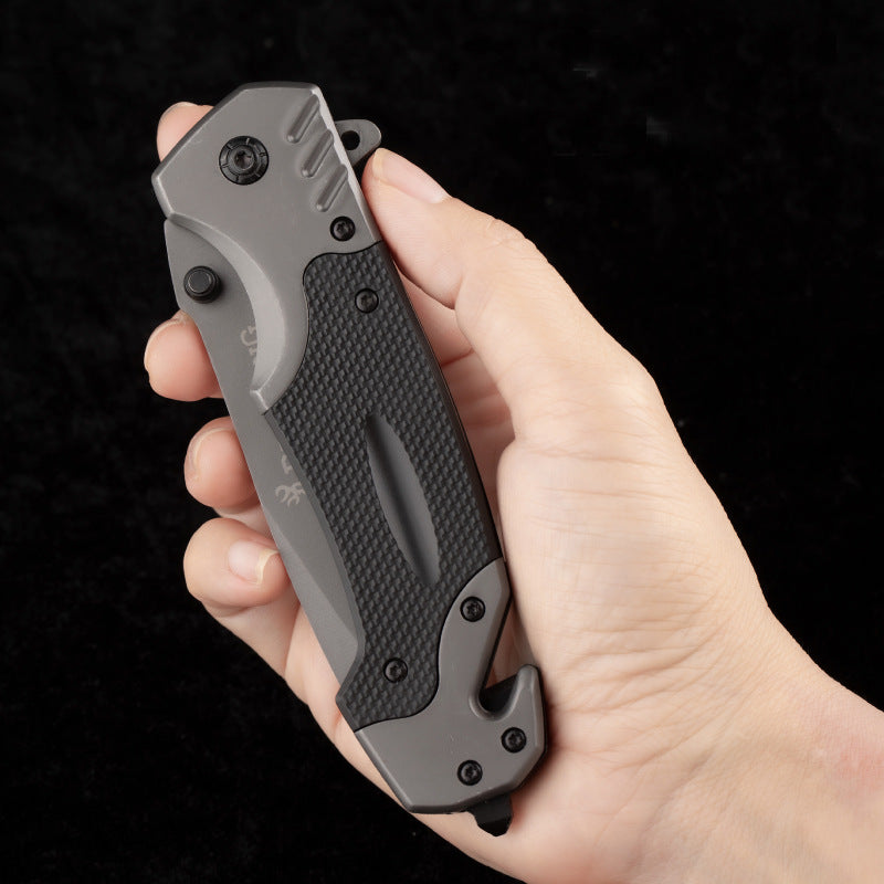 Stainless Steel Folding Pocket Knife – Outdoor & Camping Tool