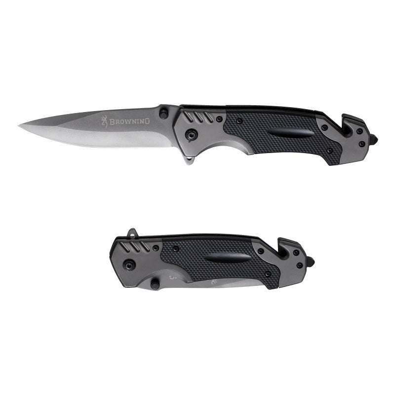 Stainless Steel Folding Pocket Knife – Outdoor & Camping Tool
