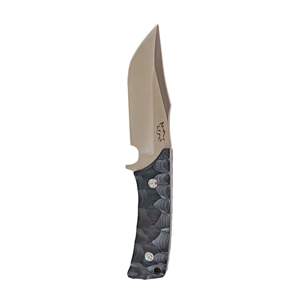 Fixed Blade Outdoor Utility Knife – D2 Steel with Wood Handle & Sheath