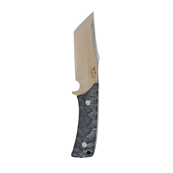 Fixed Blade Outdoor Utility Knife – D2 Steel with Wood Handle & Sheath