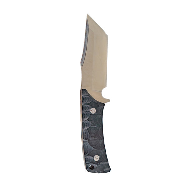 Fixed Blade Outdoor Utility Knife – D2 Steel with Wood Handle & Sheath