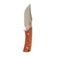 Fixed Blade Outdoor Utility Knife – D2 Steel with Wood Handle & Sheath