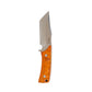 Fixed Blade Outdoor Utility Knife – D2 Steel with Wood Handle & Sheath