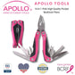 14-in-1 Pink Pocket Multitool Pliers – Camping & Outdoor Use