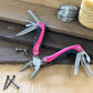 14-in-1 Pink Pocket Multitool Pliers – Camping & Outdoor Use