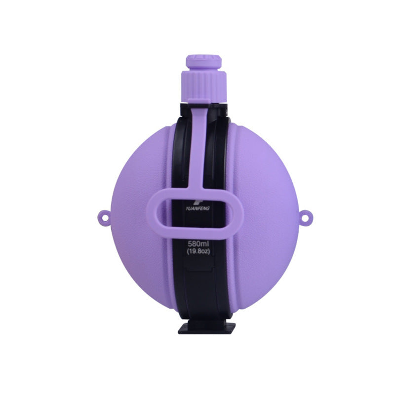 580ml Silicone Folding Water Bottle – Portable Sports & Hiking Bottle