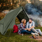 Foldable 2-Person Camping Cot Tent – Pop-Up Shelter with Wheeled Bag