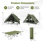 Foldable 2-Person Camping Cot Tent – Pop-Up Shelter with Wheeled Bag