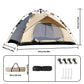 3–4 Person Instant Pop-Up Camping Tent – Waterproof Quick Setup