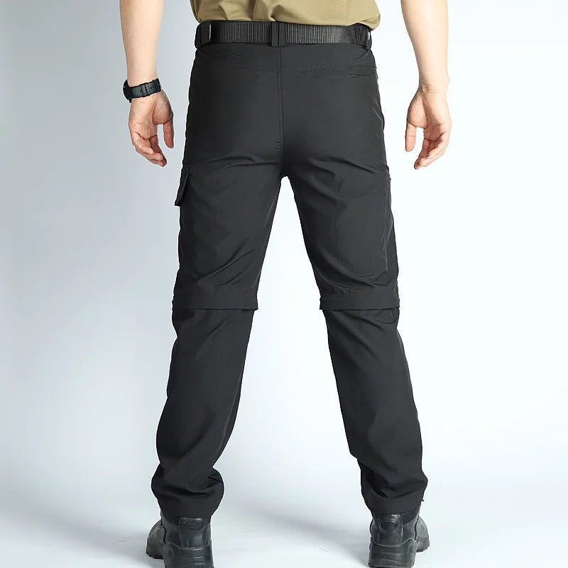 Men’s Convertible Hiking Pants – Lightweight Waterproof Quick-Dry
