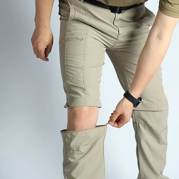 Men’s Convertible Hiking Pants – Lightweight Waterproof Quick-Dry