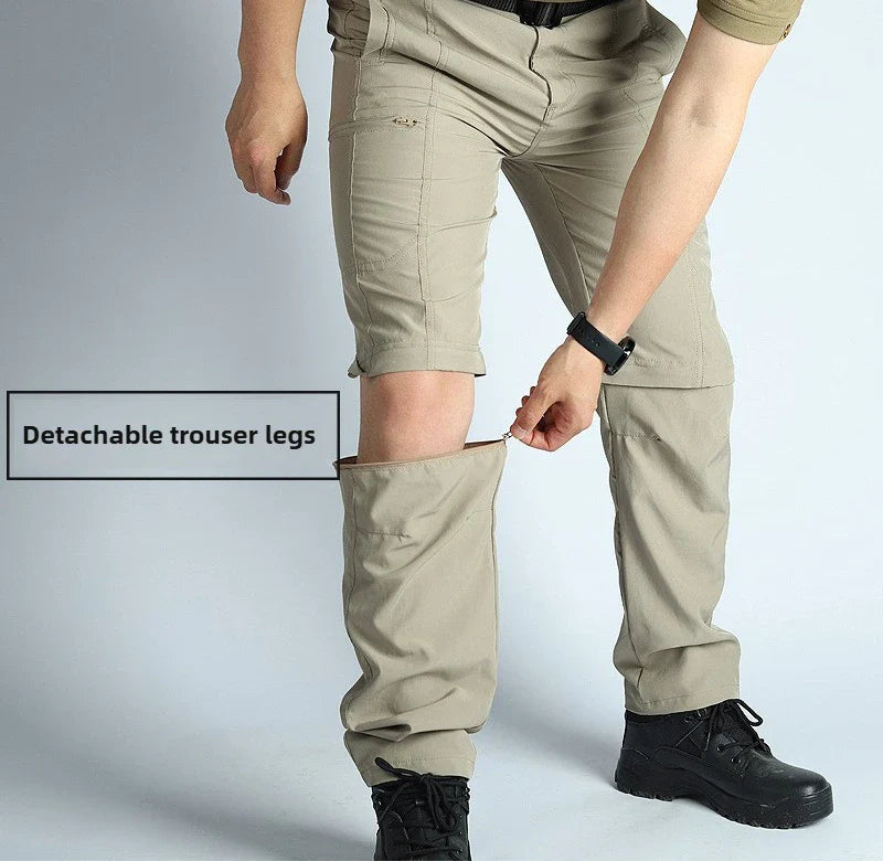 Men’s Convertible Hiking Pants – Lightweight Waterproof Quick-Dry