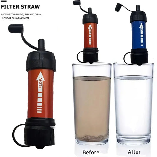 Portable Water Filter – Outdoor Safety Drinking Purifier