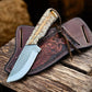 4" Rasp Steel Outdoor Utility Knife – With Protective Sheath