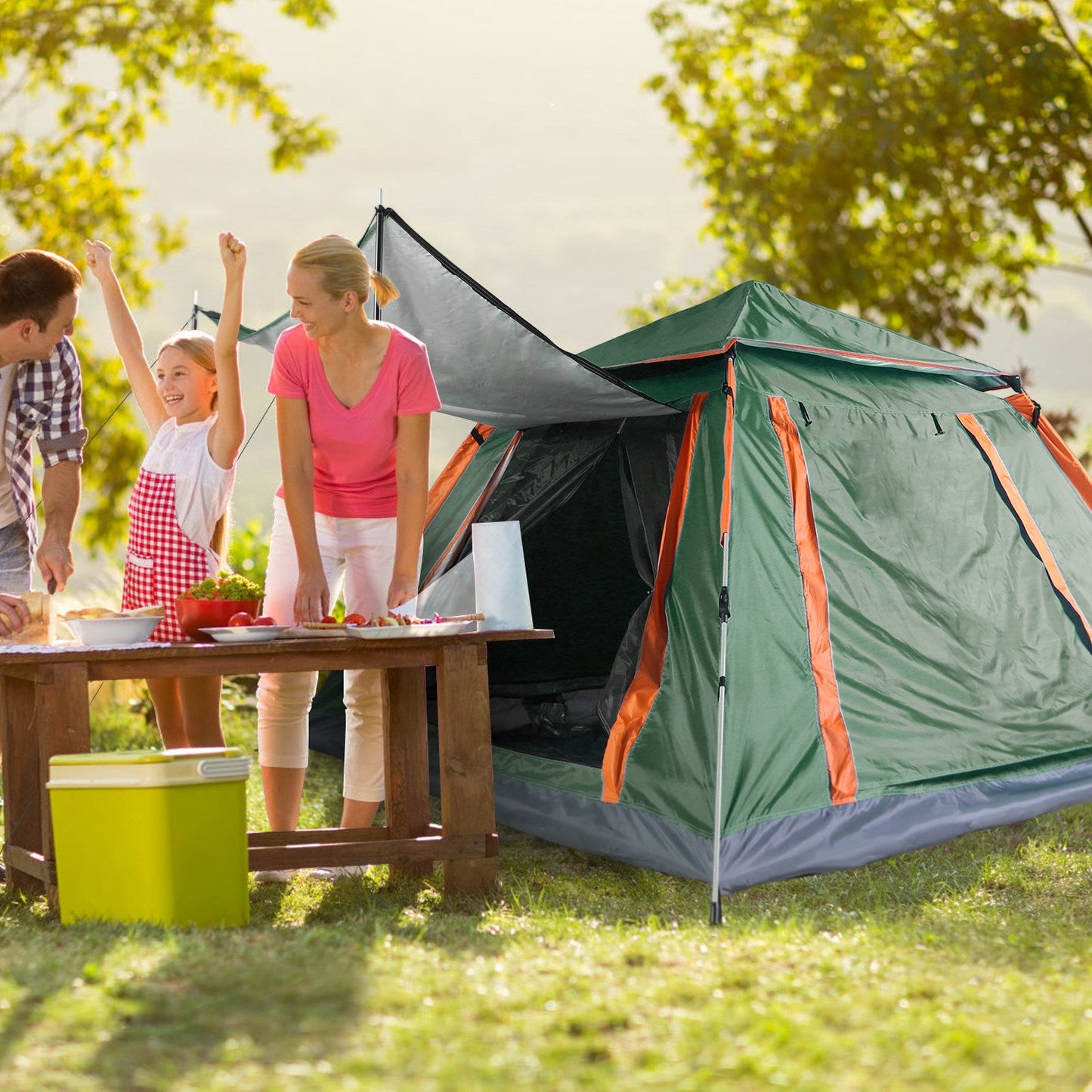 4–5 Person Waterproof Camping Tent – Foldable Outdoor Shelter