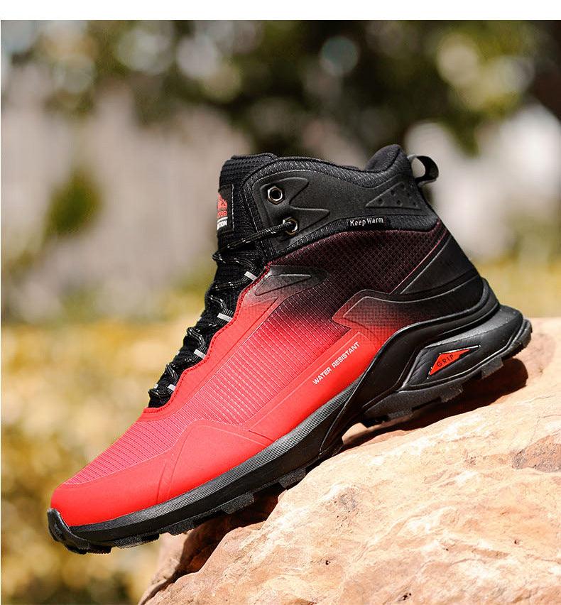 Men’s Camouflage Hiking Shoes – Breathable Non-Slip Outdoor Sneakers
