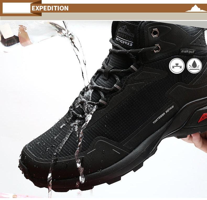 Men’s Camouflage Hiking Shoes – Breathable Non-Slip Outdoor Sneakers