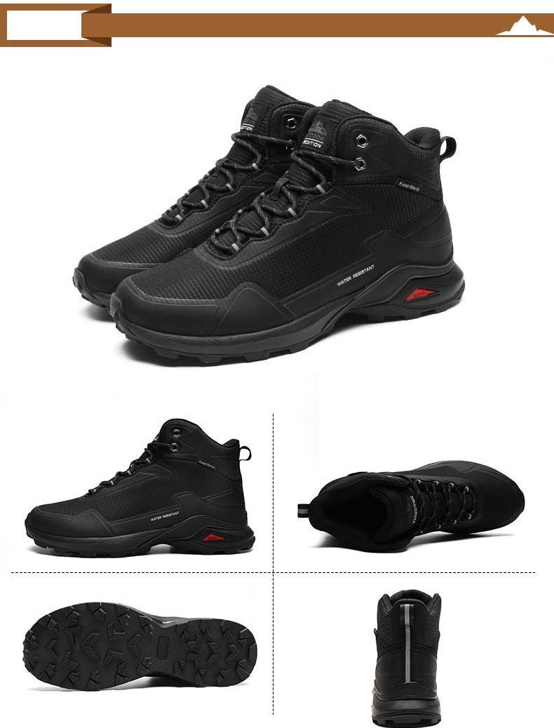 Men’s Camouflage Hiking Shoes – Breathable Non-Slip Outdoor Sneakers