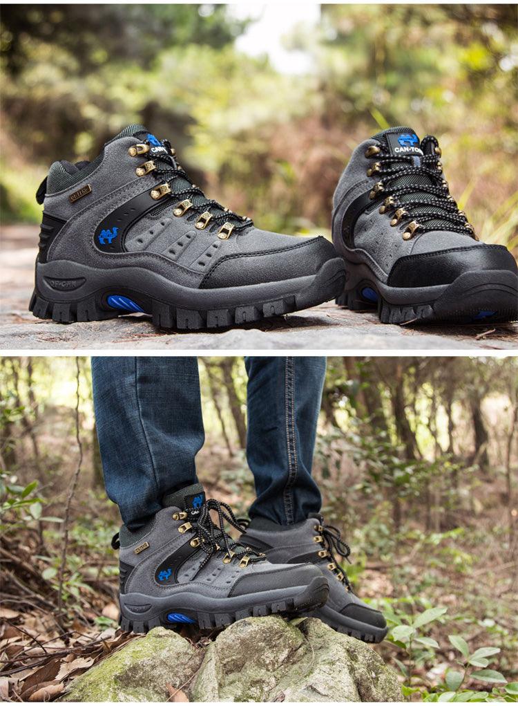 Men’s Waterproof Hiking Boots – Lightweight Wear-Resistant Outdoor Shoes