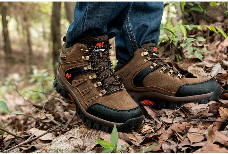 Men’s Waterproof Hiking Boots – Lightweight Wear-Resistant Outdoor Shoes