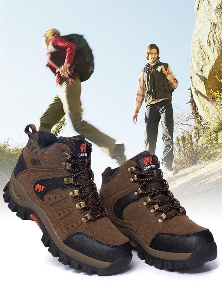 Men’s Waterproof Hiking Boots – Lightweight Wear-Resistant Outdoor Shoes