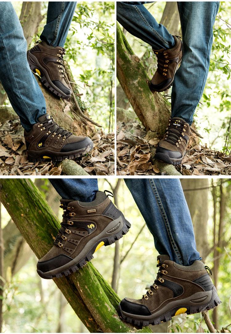 Men’s Waterproof Hiking Boots – Lightweight Wear-Resistant Outdoor Shoes