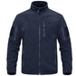 Men’s Tactical Fleece Jacket – Warm Multi-Pocket Windbreaker