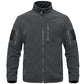 Men’s Tactical Fleece Jacket – Warm Multi-Pocket Windbreaker