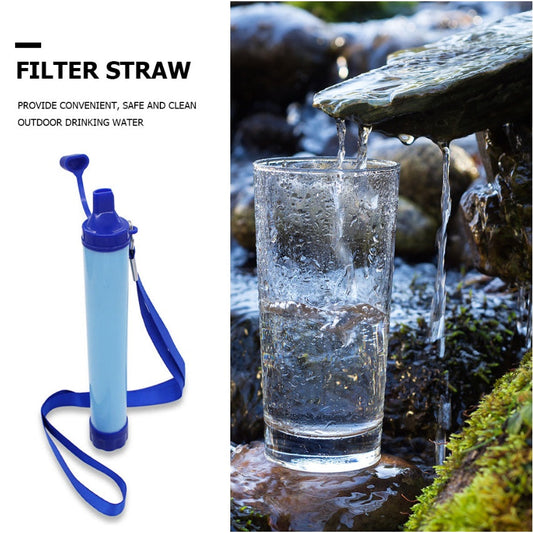 Water Filter Straw – Outdoor Hiking & Survival Filtration Tool