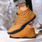 Unisex Outdoor Cotton Hiking Shoes – Warm High-Top Wool Boots