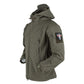 Unisex Outdoor Soft Fleece Jacket – Windproof Waterproof Hooded Coat