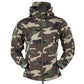 Unisex Outdoor Soft Fleece Jacket – Windproof Waterproof Hooded Coat