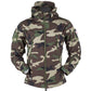 Unisex Outdoor Soft Fleece Jacket – Windproof Waterproof Hooded Coat