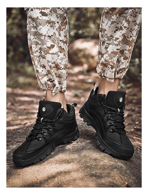 Men’s Waterproof Outdoor Sports Hiking Boots – Winter Tactical Shoes